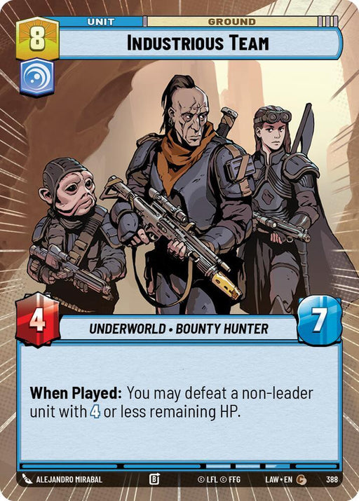 Industrious Team (388) (Hyperspace) (388) [A Lawless Time] - for just $0.10! 