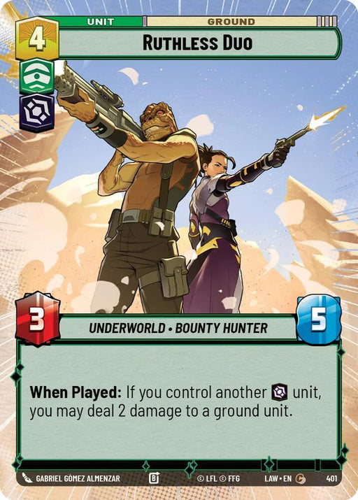 Ruthless Duo (401) (Hyperspace) (401) [A Lawless Time] - for just $0.10! 