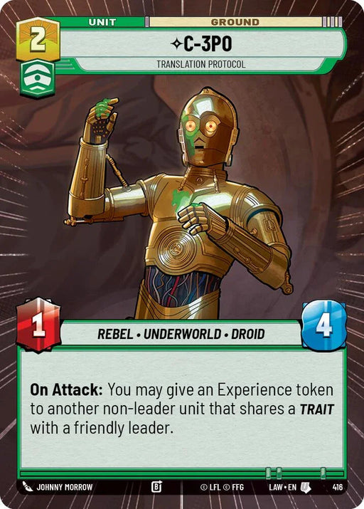 C-3PO - Translation Protocol (416) (Hyperspace) (416) [A Lawless Time] - for just $0.15! 