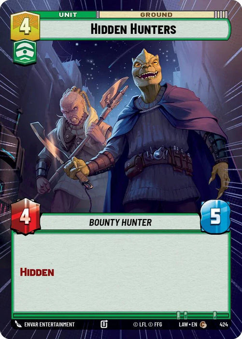 Hidden Hunters (424) (Hyperspace) (424) [A Lawless Time] - for just $0.10! 