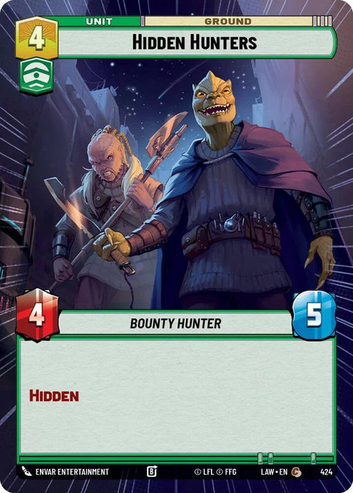 Hidden Hunters (424) (Hyperspace) (424) [A Lawless Time] - for just $0.10! 