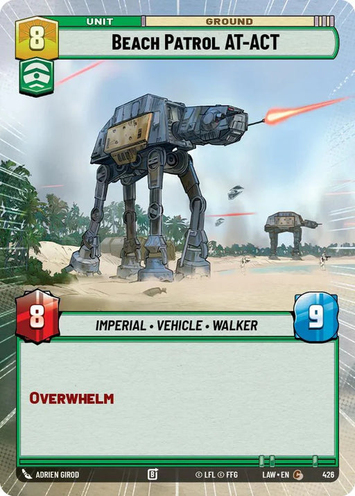 Beach Patrol AT-ACT (426) (Hyperspace) (426) [A Lawless Time] - for just $0.10! 