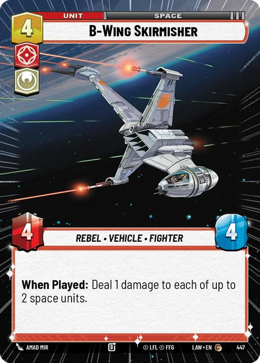 B-Wing Skirmisher (447) (Hyperspace) (447) [A Lawless Time] - for just $0.10! 
