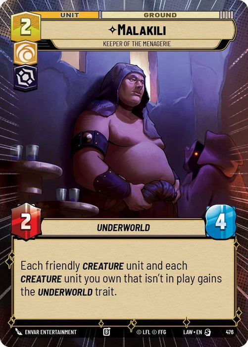 Malakili - Keeper of the Menagerie (476) (Hyperspace) (476) [A Lawless Time] - for just $0.15! 