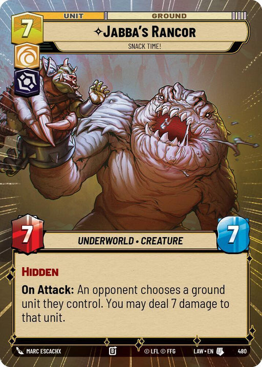 Jabba's Rancor - Snack Time! (480) (Hyperspace) (480) [A Lawless Time] - for just $0.10! 