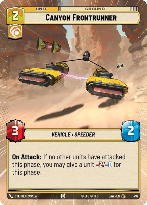 Canyon Frontrunner (492) (Hyperspace) (492) [A Lawless Time] - for just $0.10! 