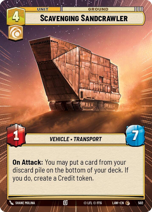 Scavenging Sandcrawler (502) (Hyperspace) (502) [A Lawless Time] - for just $0.10! 