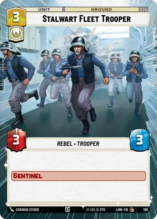 Stalwart Fleet Trooper (518) (Hyperspace) (518) [A Lawless Time] - for just $0.10! 