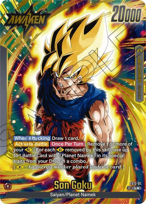 Son Goku (FS12-01) (Gold) [Starter Deck EX: The Beat of Ki] - for just $25.60! 