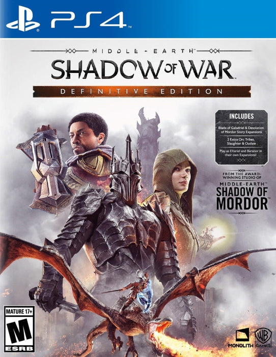 Middle-Earth Shadow of War Definitive Edition (Playstation 4) - for just $0! 