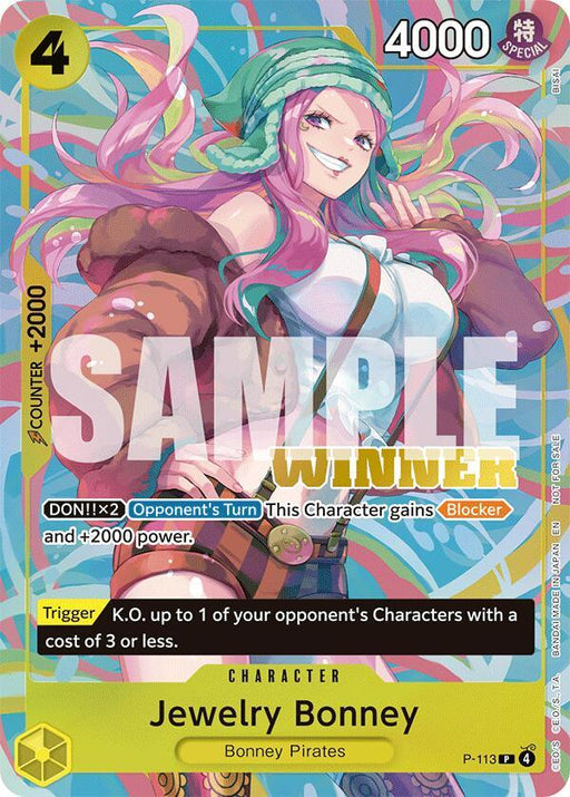 Jewelry Bonney (Heroines Battle Winner Pack) [One Piece Promotion Cards] - for just $41.15! 