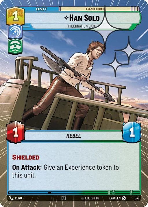 Han Solo - Hibernation Sick (301) (Hyperspace Foil) (301) [A Lawless Time] - for just $1! 