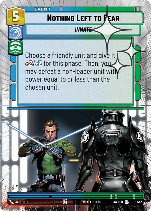 Nothing Left to Fear (305) (Hyperspace Foil) (305) [A Lawless Time] - for just $0.45! 