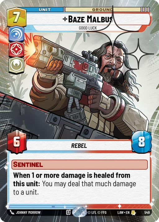 Baze Malbus - Good Luck (311) (Hyperspace Foil) (311) [A Lawless Time] - for just $0.35! 