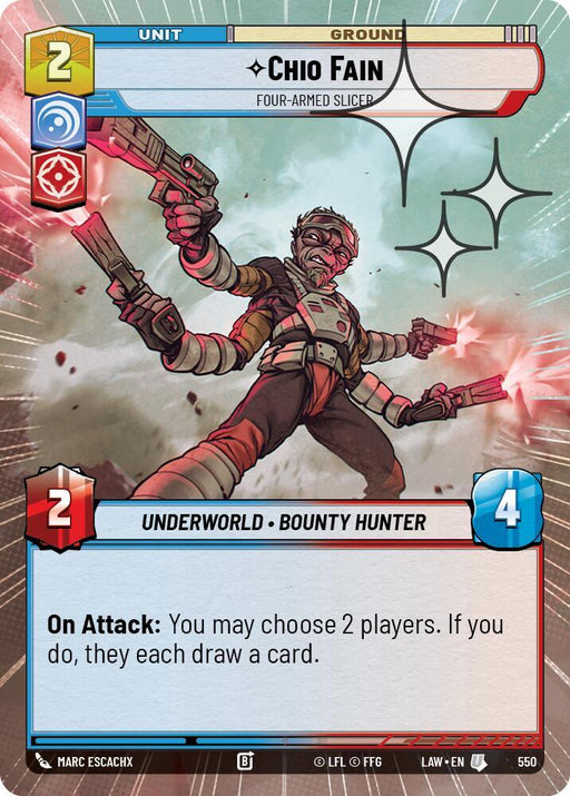 Chio Fain - Four-Armed Slicer (312) (Hyperspace Foil) (312) [A Lawless Time] - for just $0.50! 