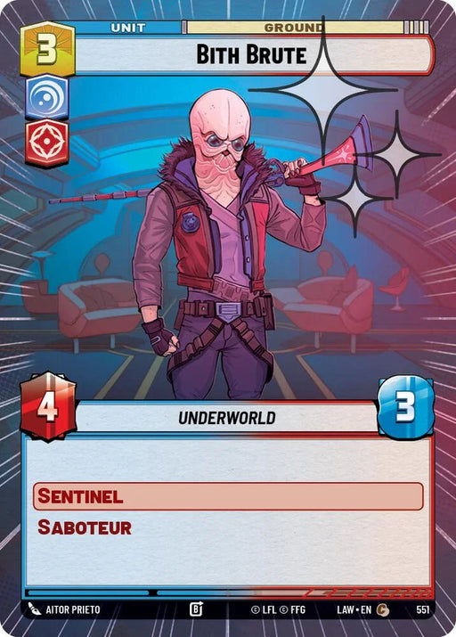 Bith Brute (313) (Hyperspace Foil) (313) [A Lawless Time] - for just $0.10! 