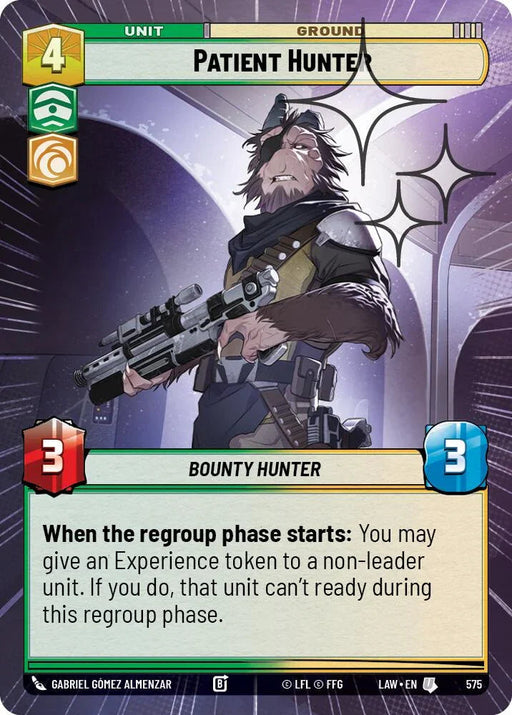Patient Hunter (337) (Hyperspace Foil) (337) [A Lawless Time] - for just $0.15! 