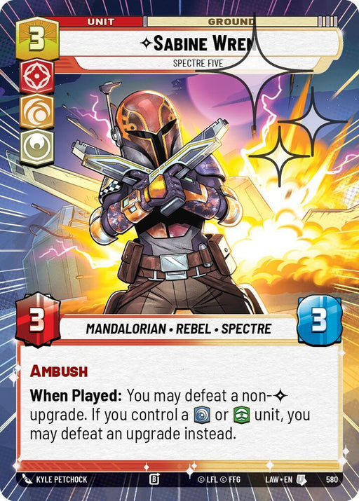 Sabine Wren - Spectre Five (342) (Hyperspace Foil) (342) [A Lawless Time] - for just $0.45! 