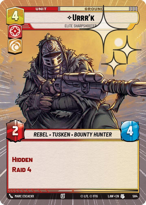 Urrr'k - Elite Sharpshooter (346) (Hyperspace Foil) (346) [A Lawless Time] - for just $0.15! 