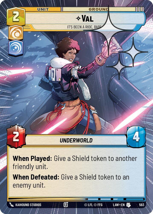 Val - It's Been a Ride, Babe (355) (Hyperspace Foil) (355) [A Lawless Time] - for just $0.15! 