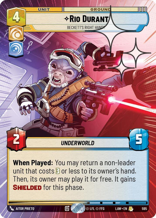 Rio Durant - Beckett's Right Hands (357) (Hyperspace Foil) (357) [A Lawless Time] - for just $0.60! 