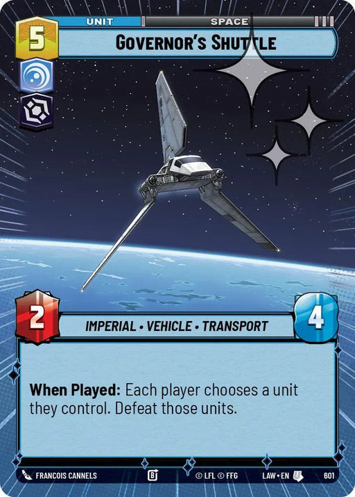 Governor's Shuttle (363) (Hyperspace Foil) (363) [A Lawless Time] - for just $0.15! 