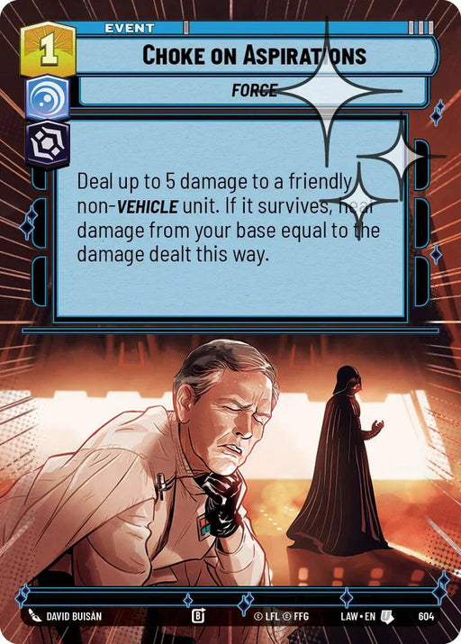 Choke on Aspirations (366) (Hyperspace Foil) (366) [A Lawless Time] - for just $0.15! 