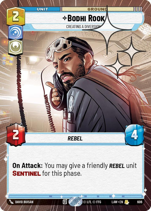 Bodhi Rook - Creating a Diversion (368) (Hyperspace Foil) (368) [A Lawless Time] - for just $1.05! 