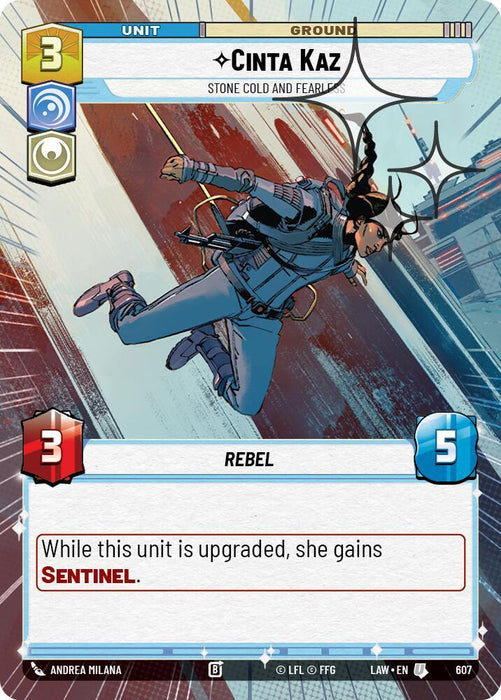 Cinta Kaz - Stone Cold and Fearless (369) (Hyperspace Foil) (369) [A Lawless Time] - for just $0.30! 