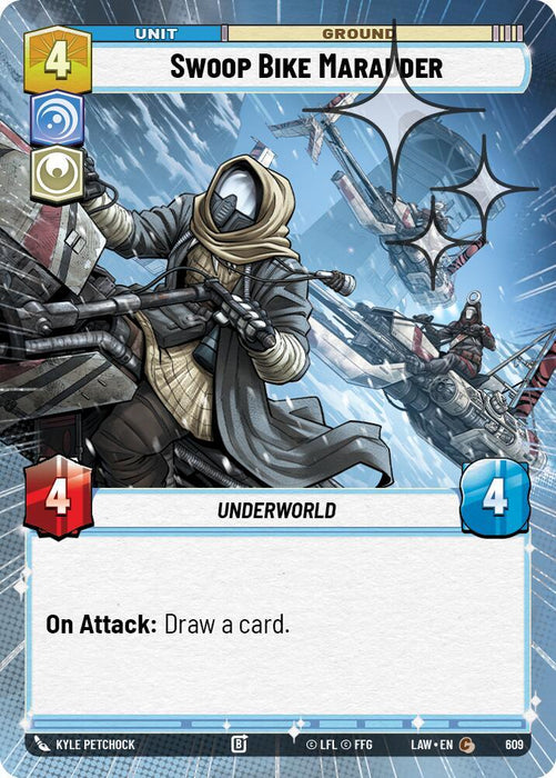 Swoop Bike Marauder (371) (Hyperspace Foil) (371) [A Lawless Time] - for just $0.10! 