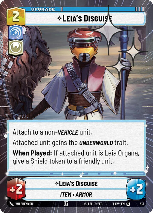 Leia's Disguise (375) (Hyperspace Foil) (375) [A Lawless Time] - for just $0.20! 