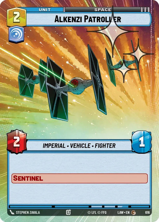 Alkenzi Patroller (378) (Hyperspace Foil) (378) [A Lawless Time] - for just $0.10! 
