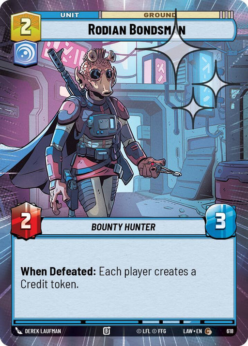 Rodian Bondsman (380) (Hyperspace Foil) (380) [A Lawless Time] - for just $0.10! 