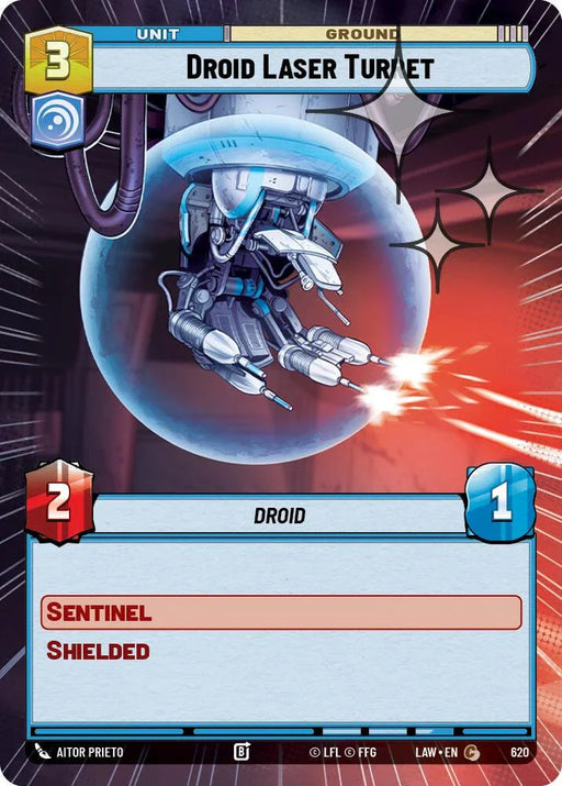 Droid Laser Turret (382) (Hyperspace Foil) (382) [A Lawless Time] - for just $0.10! 