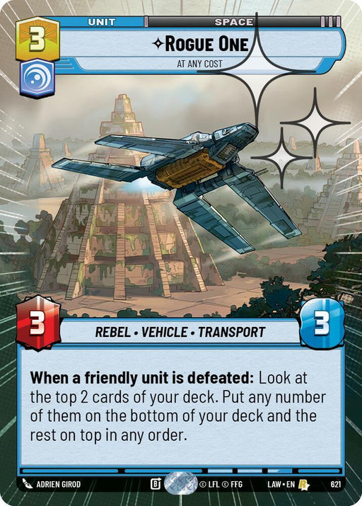 Rogue One - At Any Cost (383) (Hyperspace Foil) (383) [A Lawless Time] - for just $0.35! 