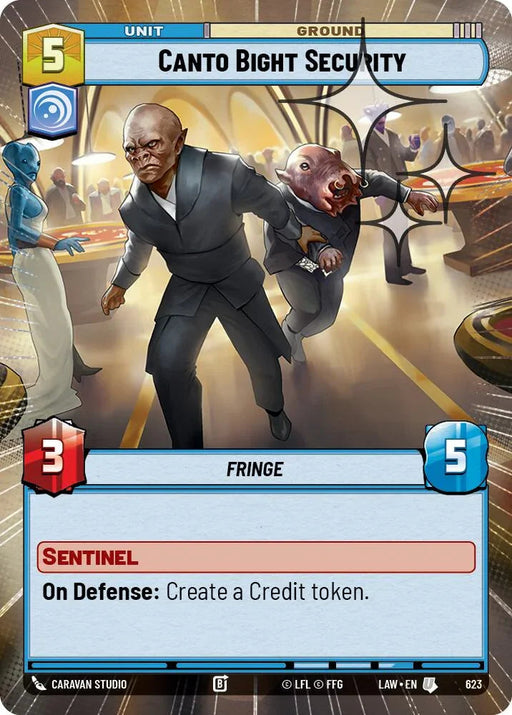 Canto Bight Security (385) (Hyperspace Foil) (385) [A Lawless Time] - for just $0.15! 