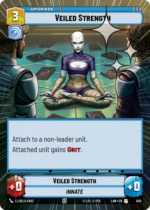 Veiled Strength (392) (Hyperspace Foil) (392) [A Lawless Time] - for just $0.10! 