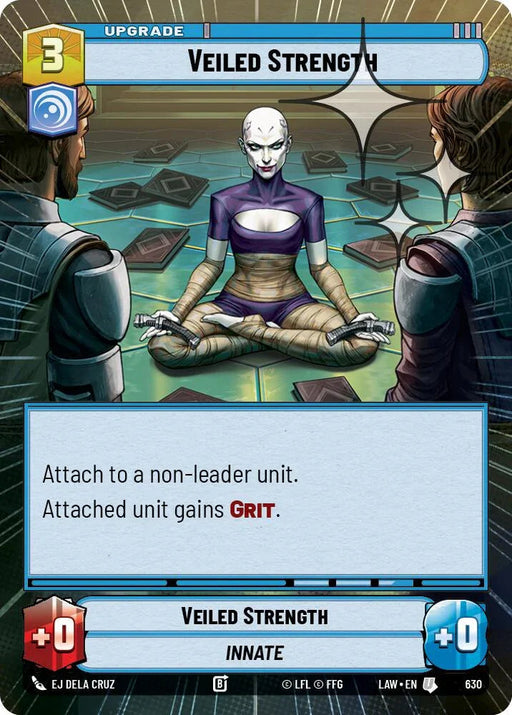 Veiled Strength (392) (Hyperspace Foil) (392) [A Lawless Time] - for just $0.10! 