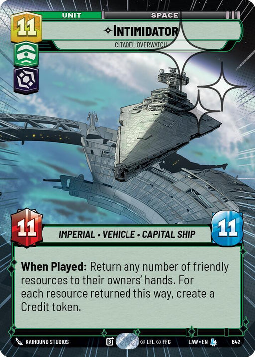 Intimidator - Citadel Overwatch (404) (Hyperspace Foil) (404) [A Lawless Time] - for just $2.35! 