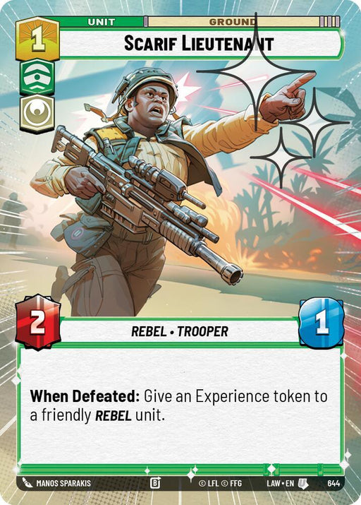 Scarif Lieutenant (406) (Hyperspace Foil) (406) [A Lawless Time] - for just $0.10! 