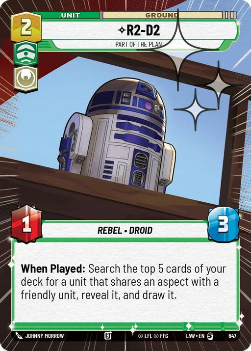 R2-D2 - Part of the Plan (409) (Hyperspace Foil) (409) [A Lawless Time] - for just $0.30! 