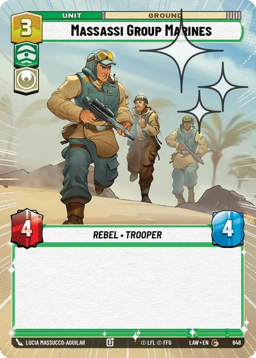 Massassi Group Marines (410) (Hyperspace Foil) (410) [A Lawless Time] - for just $0.10! 