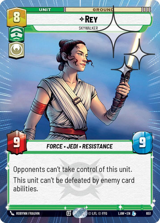 Rey - Skywalker (413) (Hyperspace Foil) (413) [A Lawless Time] - for just $8.35! 