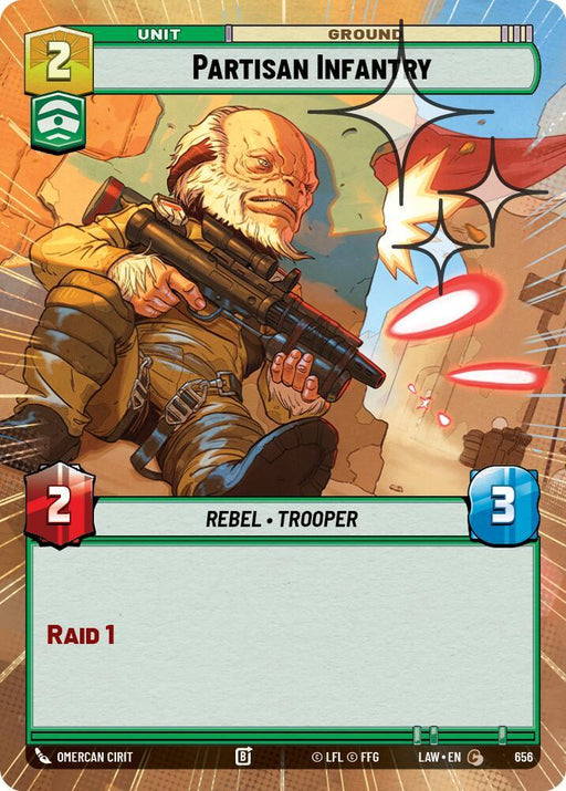 Partisan Infantry (418) (Hyperspace Foil) (418) [A Lawless Time] - for just $0.10! 