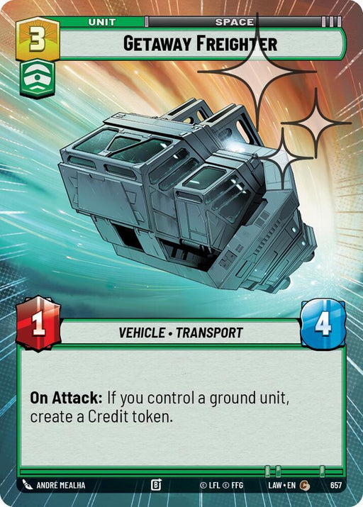 Getaway Freighter (419) (Hyperspace Foil) (419) [A Lawless Time] - for just $0.10! 