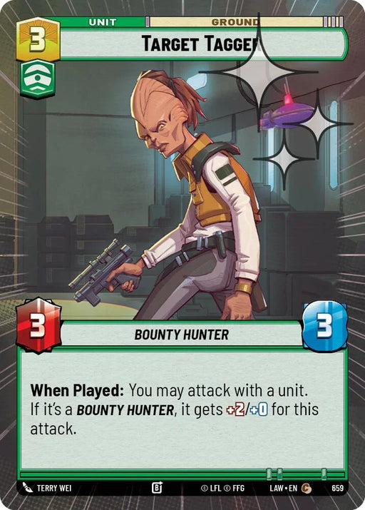 Target Tagger (421) (Hyperspace Foil) (421) [A Lawless Time] - for just $0.10! 