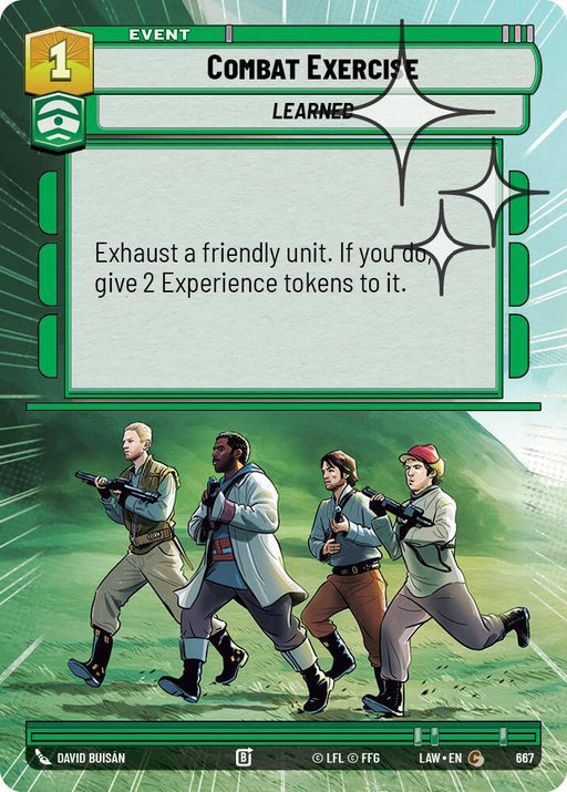 Combat Exercise (429) (Hyperspace Foil) (429) [A Lawless Time] - for just $0.10! 