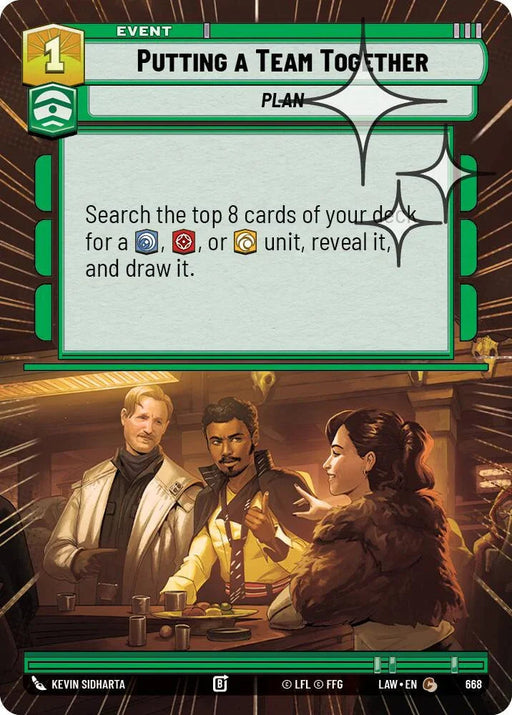 Putting a Team Together (430) (Hyperspace Foil) (430) [A Lawless Time] - for just $0.10! 