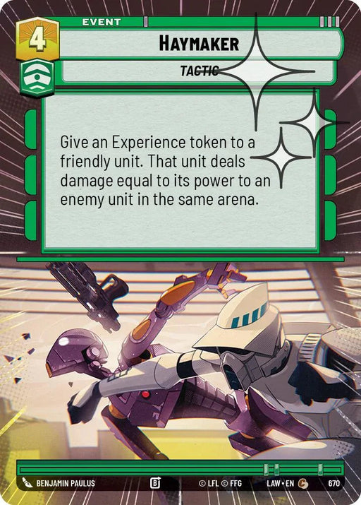 Haymaker (432) (Hyperspace Foil) (432) [A Lawless Time] - for just $0.10! 