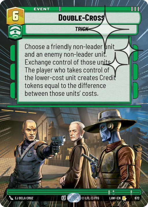 Double-Cross (434) (Hyperspace Foil) (434) [A Lawless Time] - for just $0.40! 